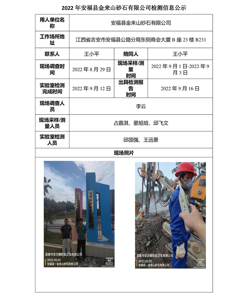 2022年安福县金来山砂石有限公司检测信息公示.jpg