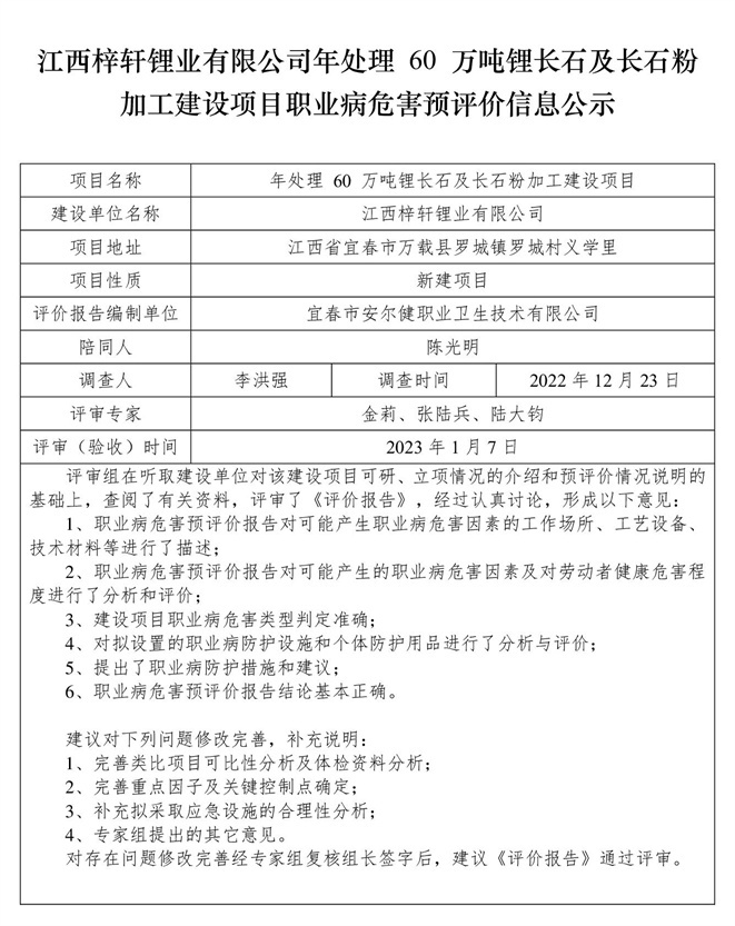 江西梓轩锂业有限公司-年处理 60 万吨锂长石及长石粉加工建设项目-  职业病危害预评价信息公示.jpg
